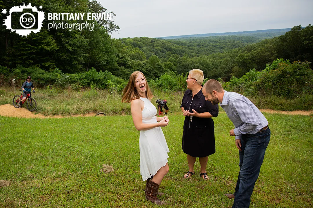 Elope in Brown County, Indiana.  Marry Me In Indy! LLC. Indianapolis Wedding Officiant Services.Picture